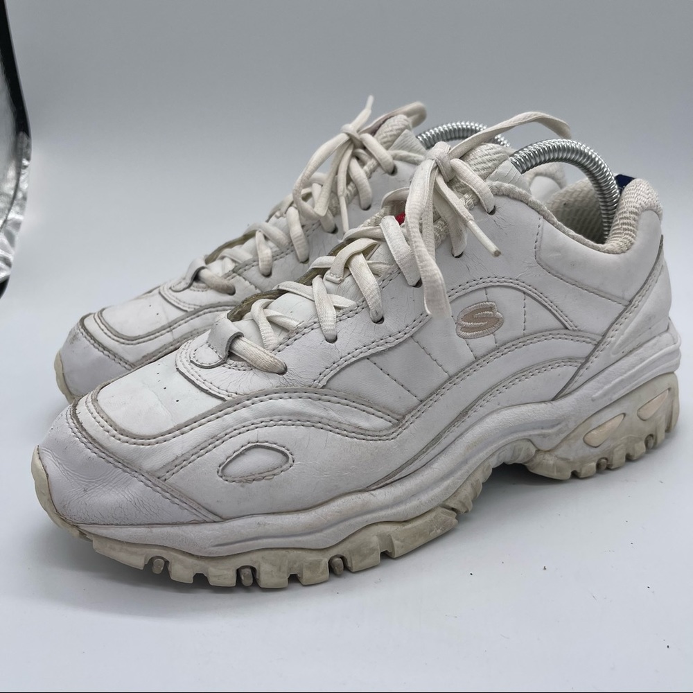 Skechers Women's White Athletic Sneakers